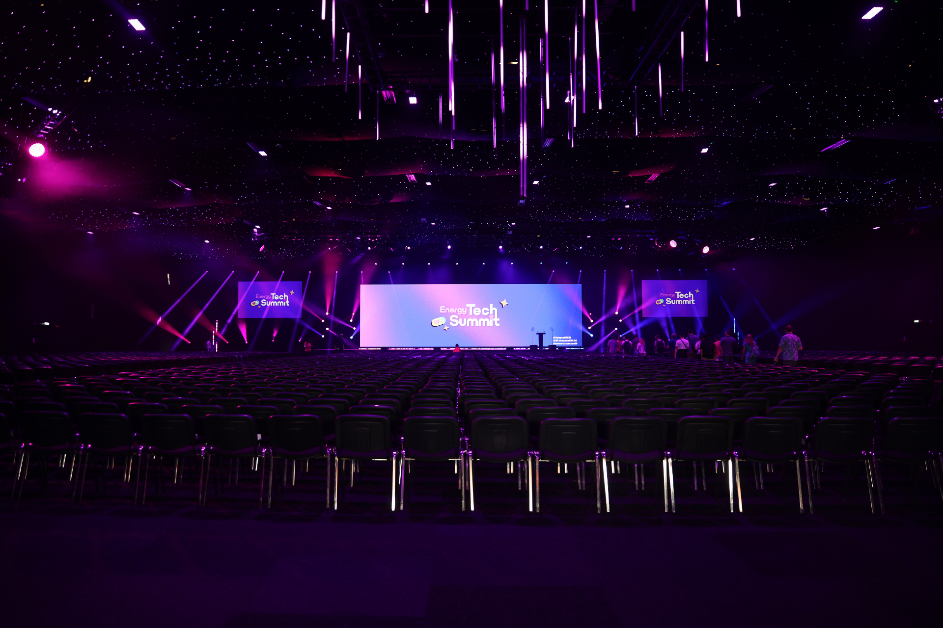 Energy Tech Summit main stage at Battersea Evolution