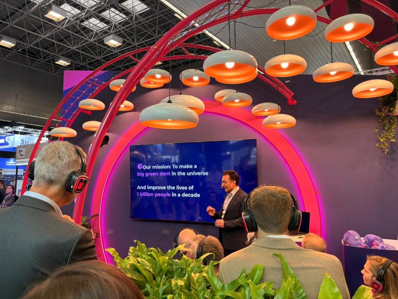 Kraken booth theater at Enlit Europe